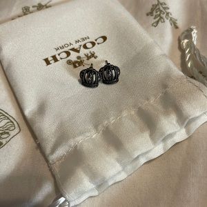 Pandora crown earrings